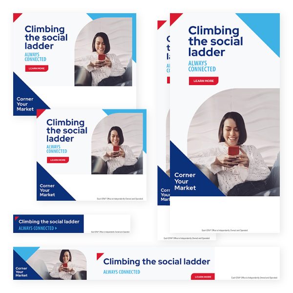 Digital Banners - Climbing the Social Ladder