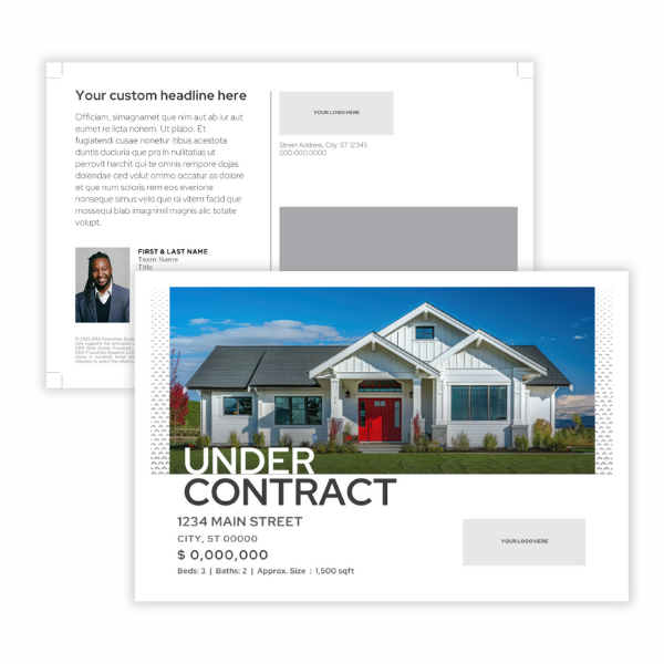 Under Contract Postcard- 1 Agent- Powered By
