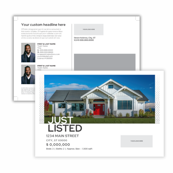 Just Listed- 2 Agents- Powered By