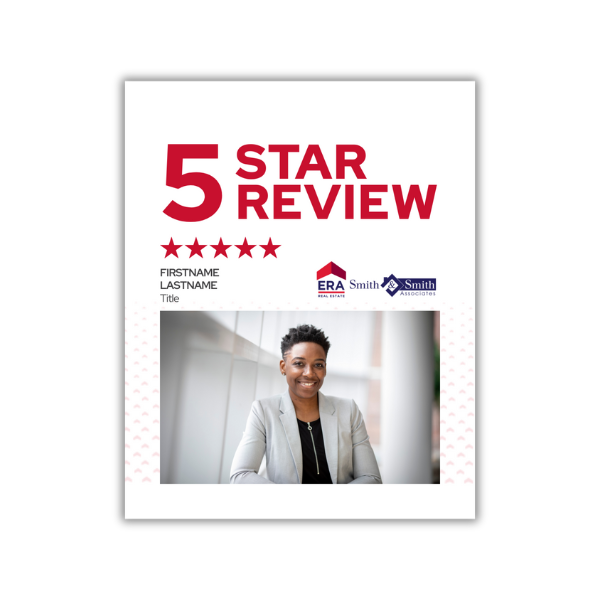 Client Testimonial Template- 5 Star Review Large Headshot