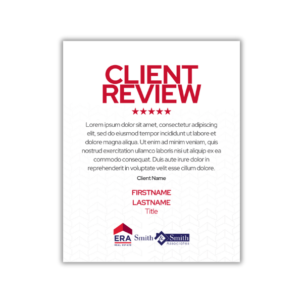 Client Testimonial Template- Simple Testimonial