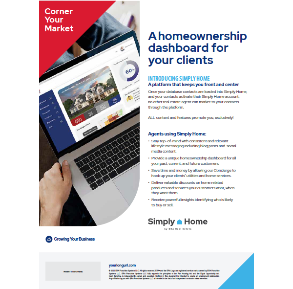 A Homeownership Dashboard For Your Clients Flyer