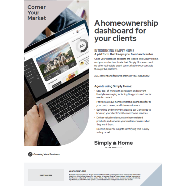 A Homeownership Dashboard For Your Clients Flyer