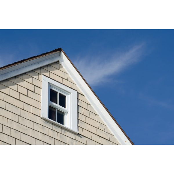 Top View of a Property with a Window and Blue Sky