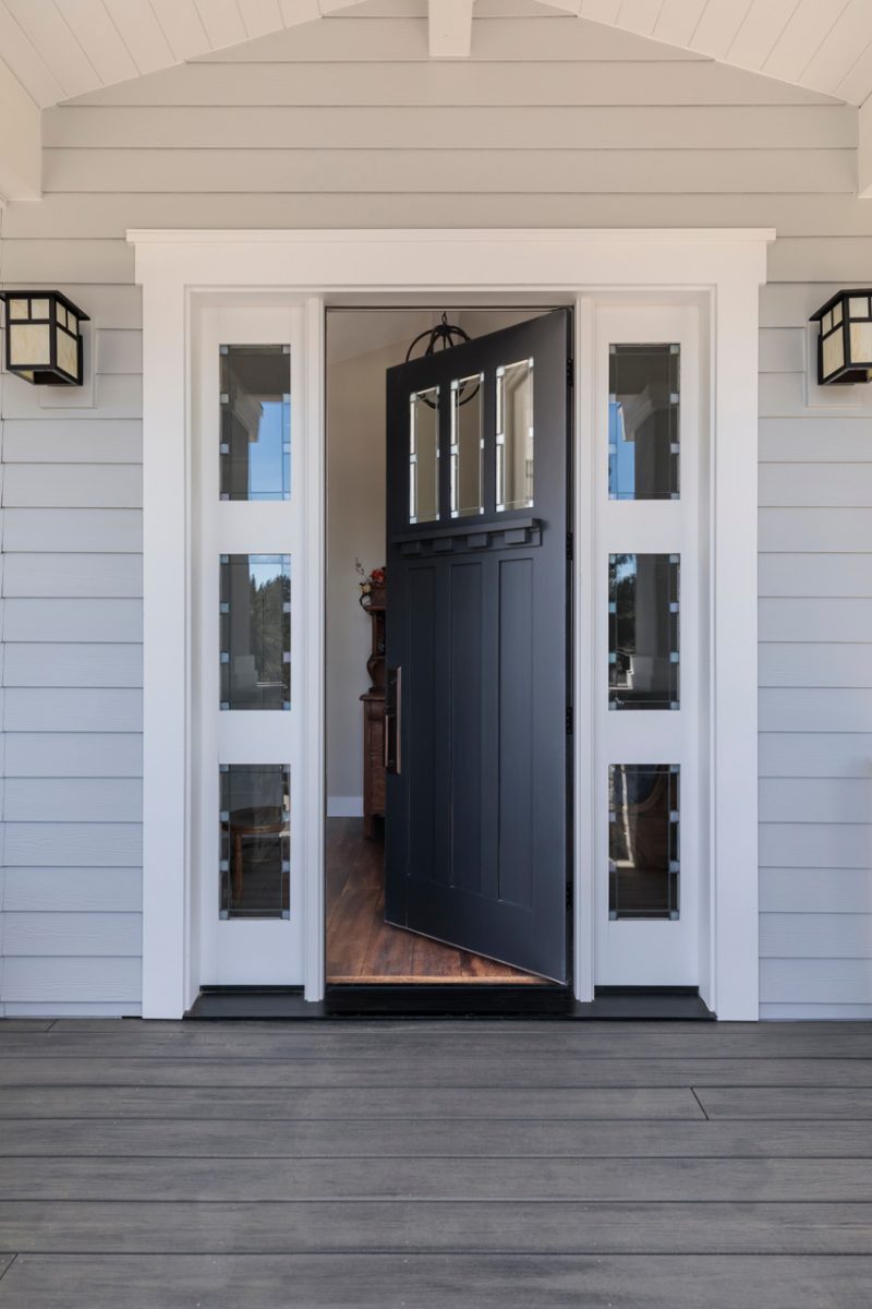 Door in White Exterior