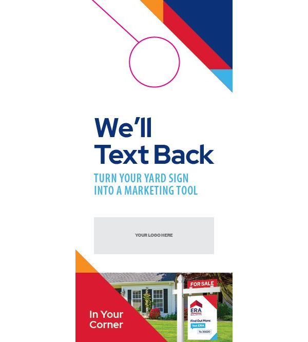 Doorhanger – We’ll Text Back