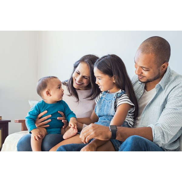 Family with Toddler and Baby