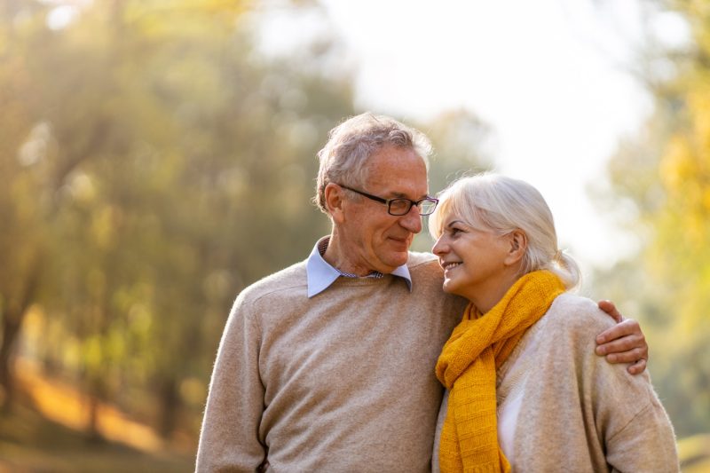 Happy Old Couple