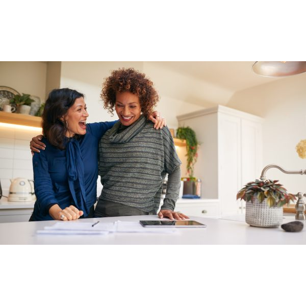 Happy Women in Kitchen