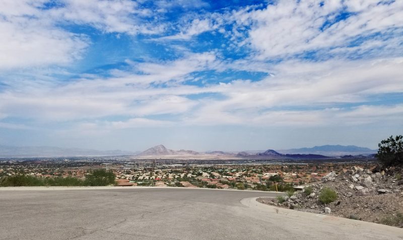 Aerial View of a Neighborhood in de Desert