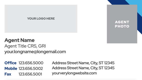 Business Cards Horizontal Option 2