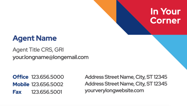 Business Cards Horizontal Option 3