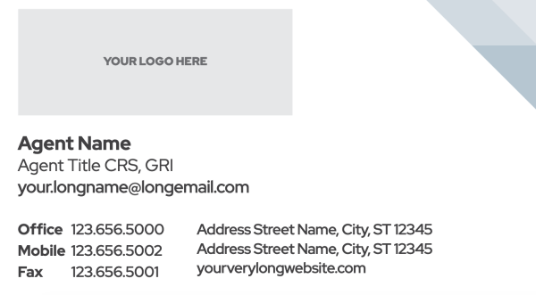 Business Card Horizontal Option 1 P