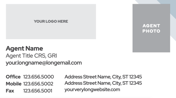 Business Card Horizontal Option 2 P