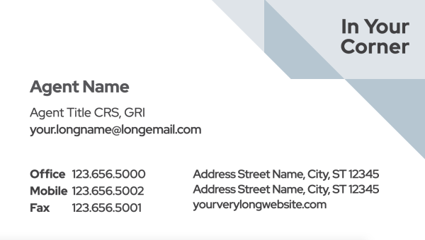 Business Card Horizontal Option 4 P