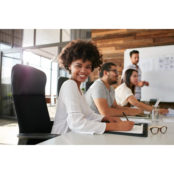 Business people working in conference room