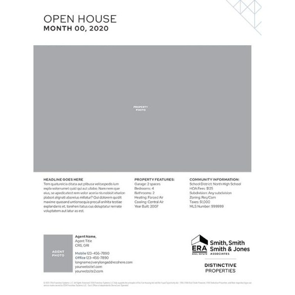 Open House Flyer Option 3 DP