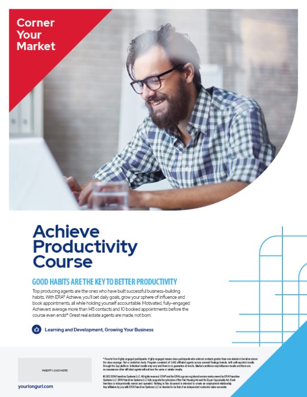 English Flyer Achieve Productivity Course