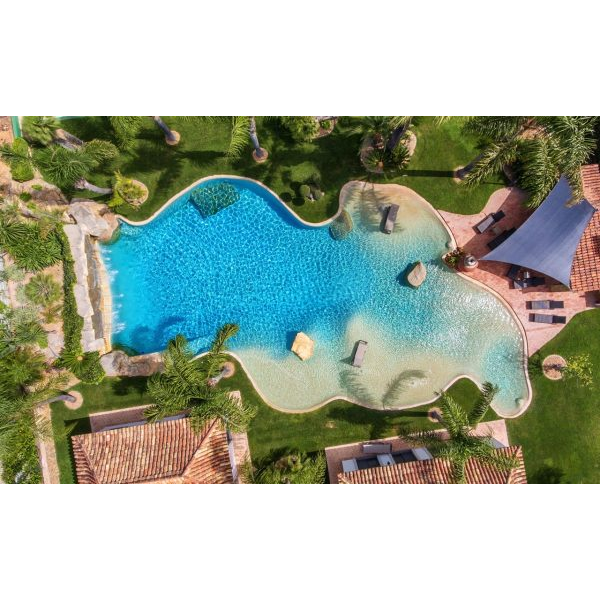 Aerial View of Luxury Pool