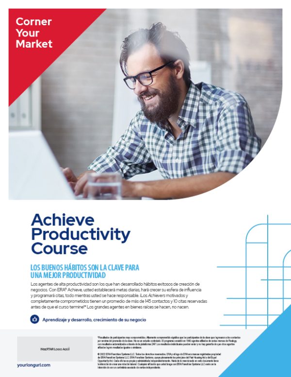 Spanish Flyer Achieve Productivity Course