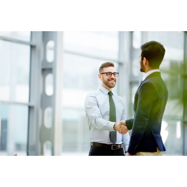 Men Shaking Hands Closing a Deal