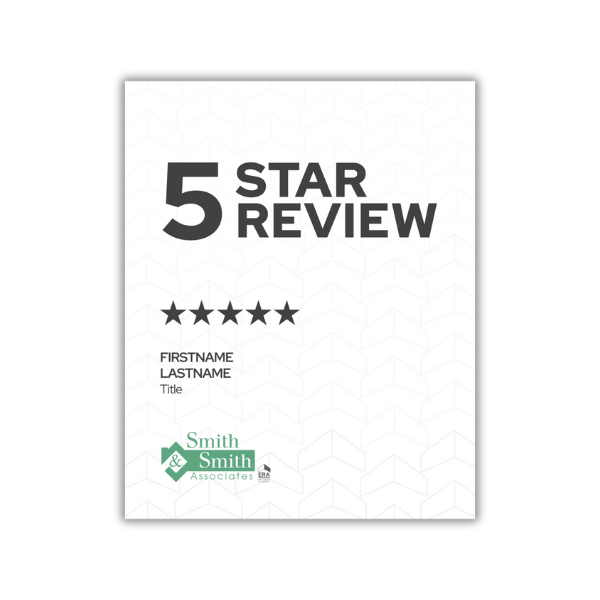 Powered By Client Testimonial- 5 Star, Modern