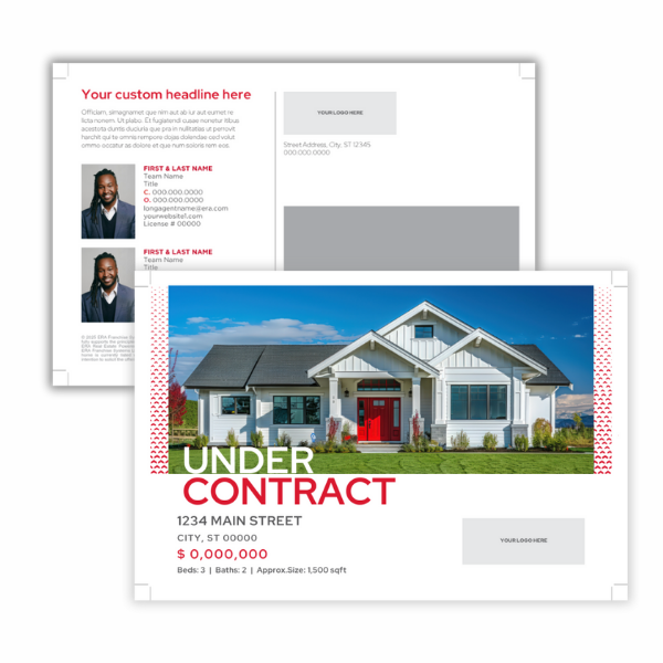Under Contract Postcard- 2 Agents