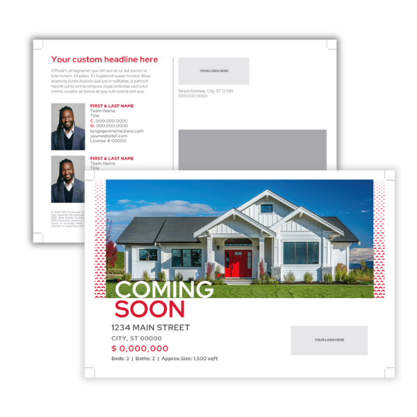 Coming Soon Postcard- 2 Agents