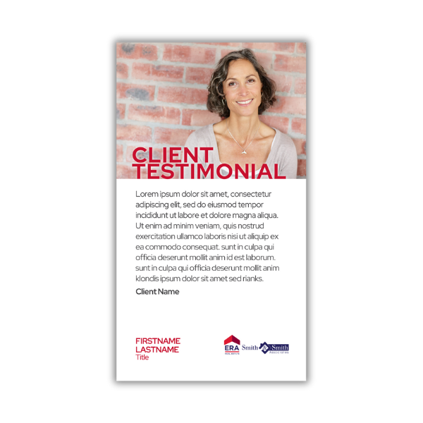 Client Testimonial Story- Bold Headline