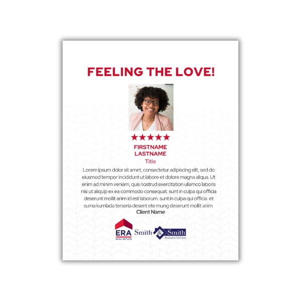 Client Testimonial Template- Feeling the Love